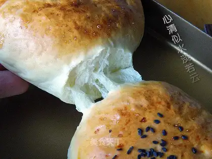 Plum jam bread