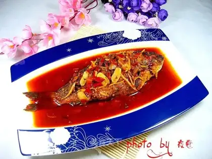 Bean petals, sashimi