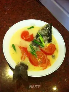 Tomato mackerel soup
