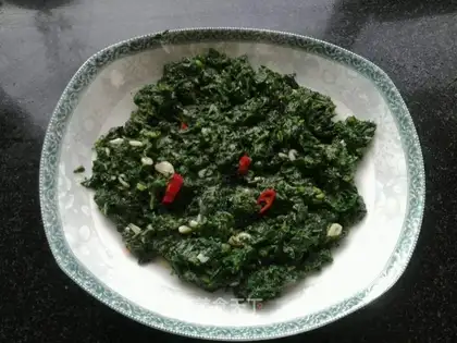 Pumpkin leaves