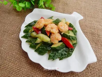 cucumber shrimp