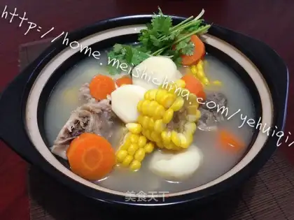 Big bone corn soup