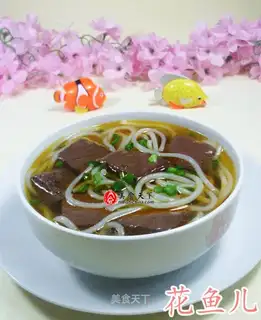 Goose-blooded rice soup