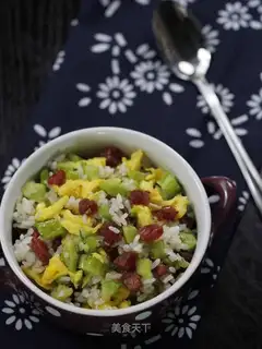 Bitter sausage fried rice