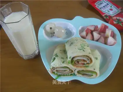 Ham eggcake