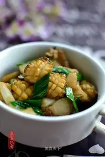 Abalone fried fish rolls