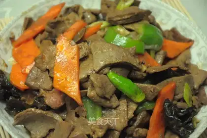 The tip of the liver