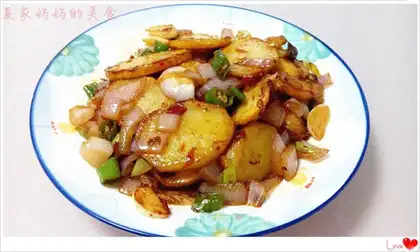 Dry potato chips