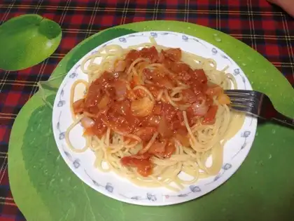 Pepper bacon pasta