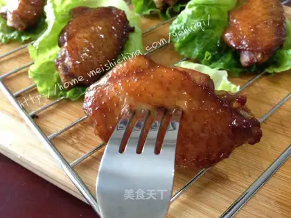 Honey roasted chicken wings