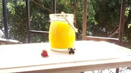 Ice mango juice