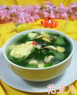 Cream pickles, egg soup