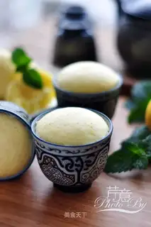 Tea bowl steam cake