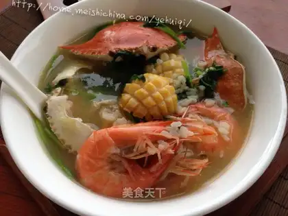 Seafood porridge