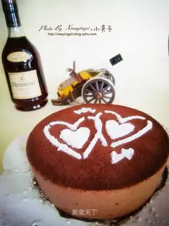 Chocolate cheese mousse cake