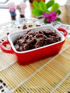 Homemade red bean sand