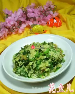 Shrimp pickles and duck eggs