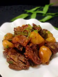 Cracked potato chicken