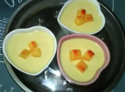 Peach mousse