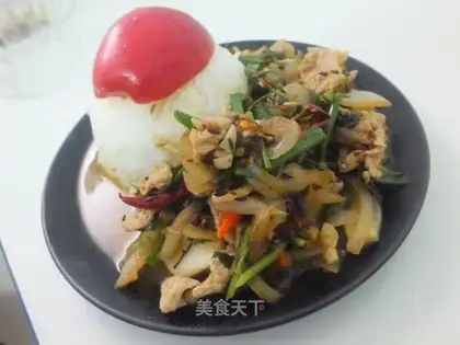 I'll eat with my flesh