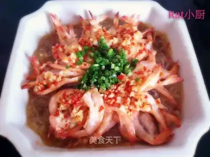 Garlic fan shrimp