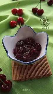 Wine and cherry