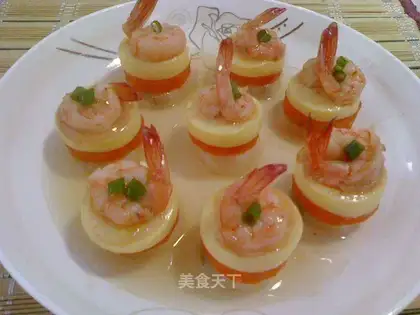 Three-colour shrimp