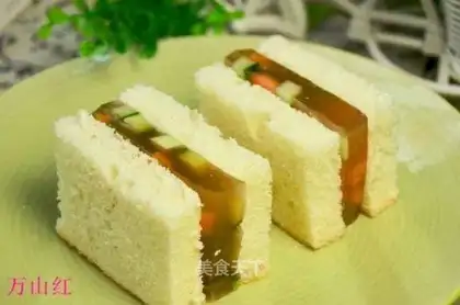 Crystal vegetable sandwich