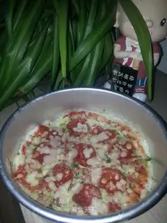 West Blue Bacon Pizza