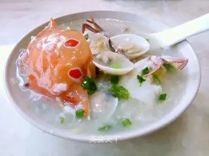 Crab porridge