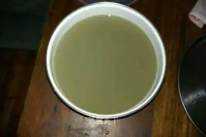 It cools down green bean sand