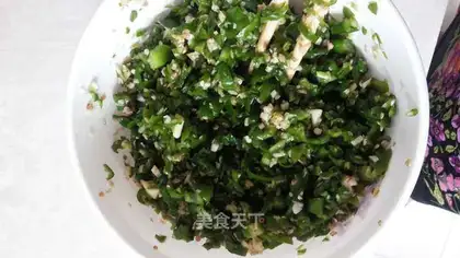 Homemade sweet chili peppers