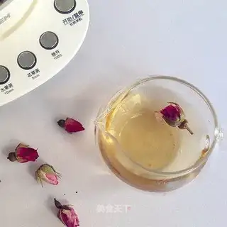 Rose mint tea