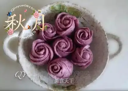 Purple rose rolls