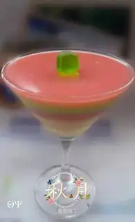 Rainbow pudding
