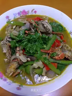 Thai curry crab