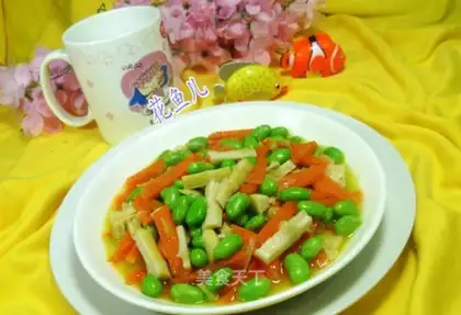 The goat's tail, the carrot, the beans