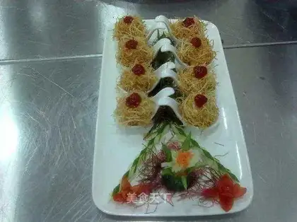 Grysynthesis shrimp balls