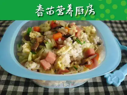 Five eggs of fried rice