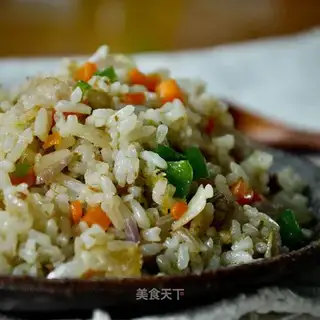 Shrimp-skin, ginger and rice