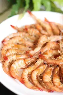 Garlic roasted shrimp