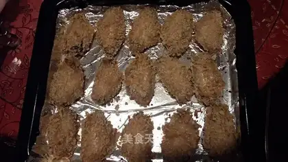 The souffled chicken wings