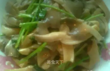 Fry mushrooms
