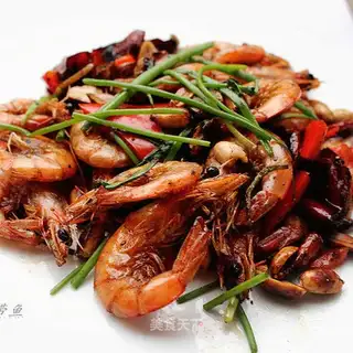 Black pepper spicy shrimp