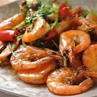 Spicy shrimp