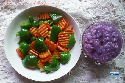 Carrot and sweet pepper