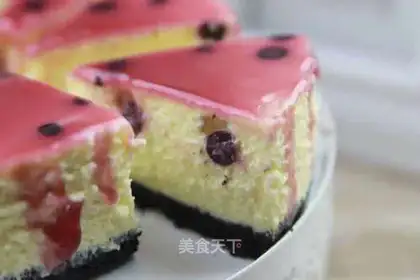 Blueberry cheesecake
