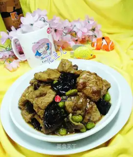 Black-muck-ear-mute pork chops