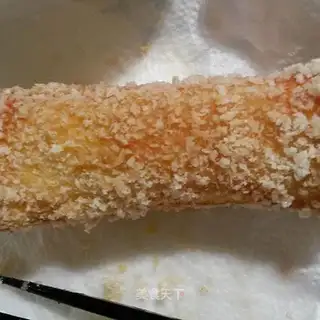One of the toast fried