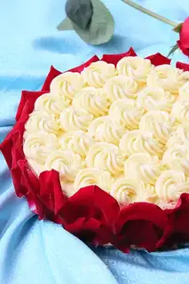 Rose cheesecake